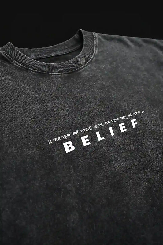 Belief Vintage Washed Oversized T-shirt