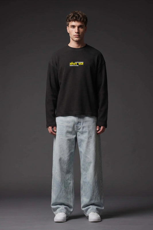 Shakuni-The Mastermind Oversized Waffle Knit Threads Of Desi