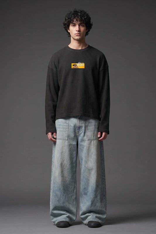 Bheem–The Gadadhari Oversized Waffle Knit Threads Of Desi