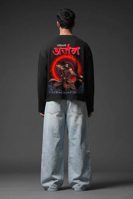 Arjun–The Gandivdhari Oversized Waffle Knit Threads Of Desi
