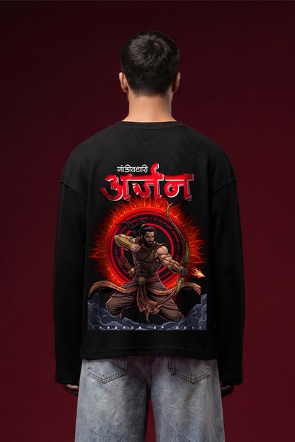 Arjun–The Gandivdhari Oversized Waffle Knit Threads Of Desi
