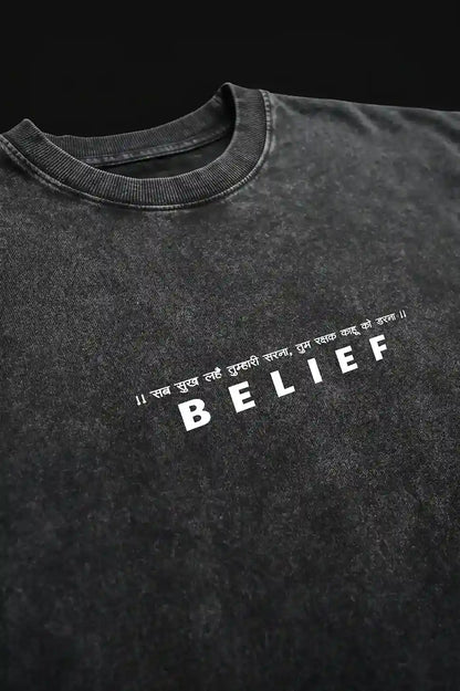 Belief Vintage Washed Oversized T-shirt