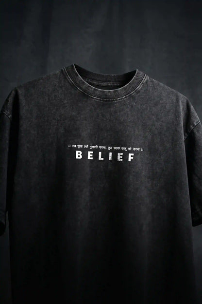 Belief Vintage Washed Oversized T-shirt