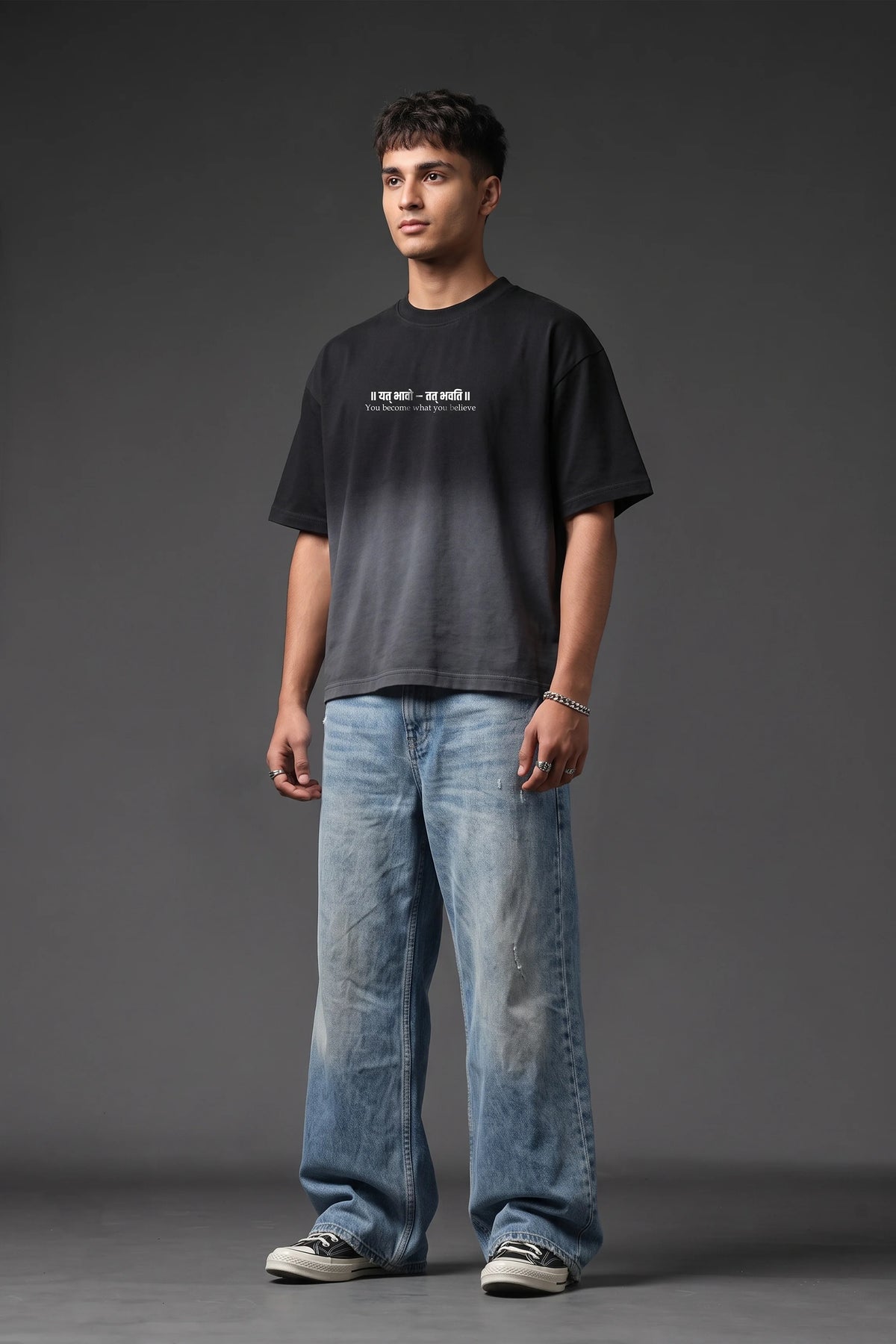 यत् भावो – तत् भवति Boxy Fit Tshirt