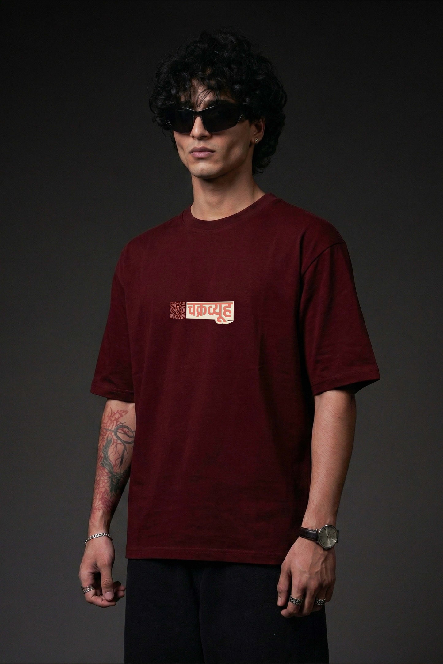 Chakravyuh Unisex Oversized T-Shirt