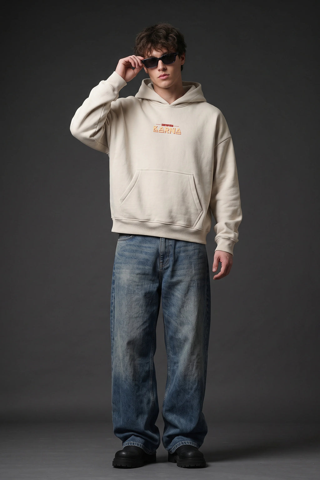 Karn Boxy Fit Hoodie